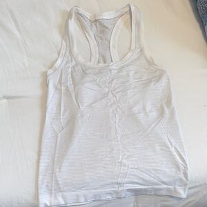 White Lululemon Racerback Tank Top - Women